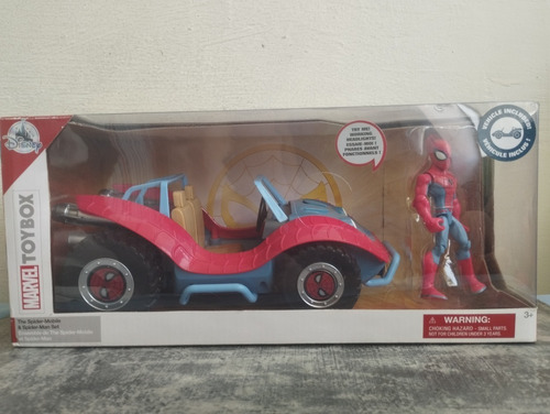 Imagen 2 de 5 de Marvel Toybox Set Spiderman Con Spider Mobile