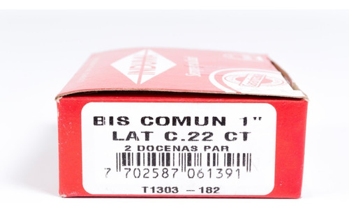 Bisagra Comun Latonado Con Tornillo Calibre 22 1pg T Induma