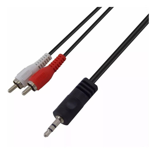 Cable De Mini Plug 3,5 Audio 2 Rca Macho De 1.8m Ramos 