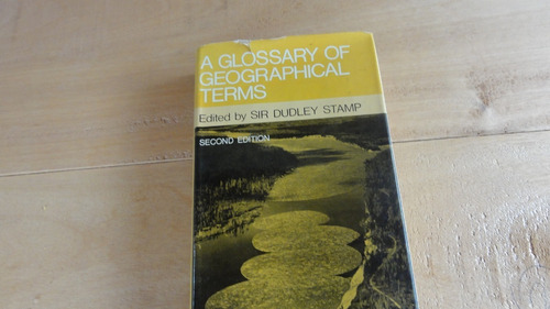 Livro: A Glossary Of Geographical Terms