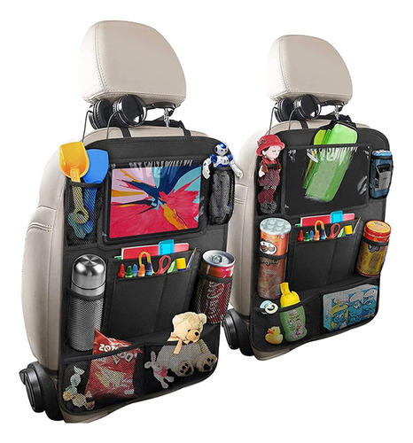  Organizador De Auto Porta Tablet iPad Botellas Premium