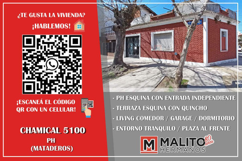 Venta Ph En Esquina 3 Ambientes Con Garage Y Terraza En Mataderos