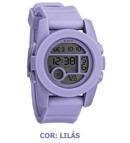 Relogio Nixon Unit 40 A490 1366 Lilas  Original