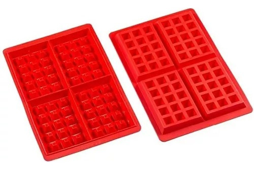 Molde De Silicona Para Waffles Wafles Gofres Chocolate Pan