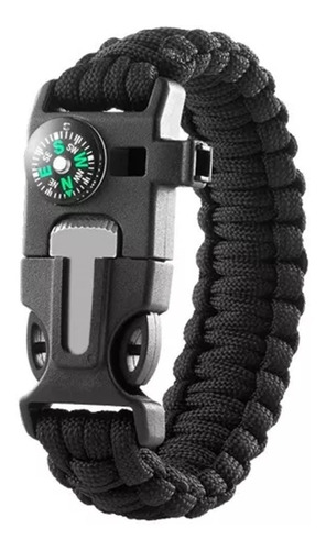 Pulseras Tacticas Paracord Navaja Brujula Pito Supervivencia