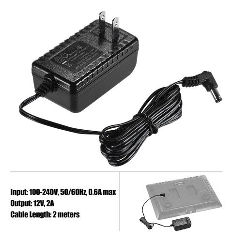 Adaptador De Corriente Estándar Yongnuo De 12 V Y 2 A Con En