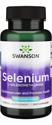Swanson Selenio (l-selenomethionine) 100 mcg 200 caps