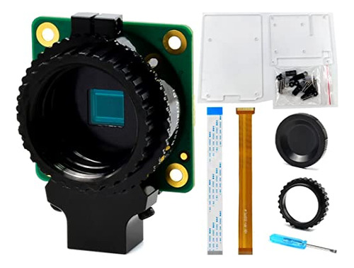 Módulo De Cámara Raspberry Pi Hq Con Estuche Para Raspberry