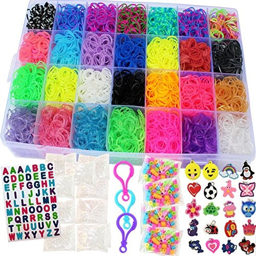 11,750+ Auténticos Rainbow Mega Refill Loom De Talented Kidz