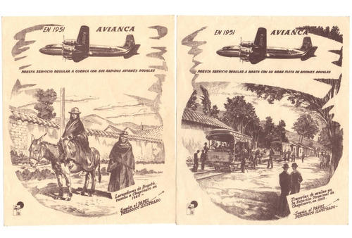 Avianca Tarjetas Históricas 1951, 2