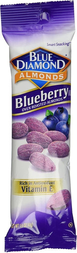 3-pack Almendras Blue Diamond Blueberry Tubo 43g C/u Import