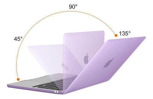Funda Protector Carcasa Para Macbook Air 13 M3 A3113 M2a2681 Violeta M2 A2681/m3 A3113