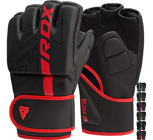 Rdx Guantes De Artes Marciales Mixtas Precurvadas, Guantes D