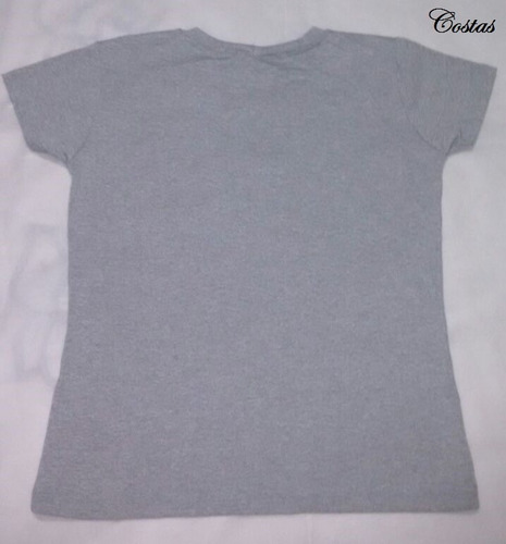 Camiseta Cinza Feminina - Viscose
