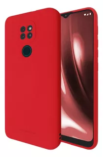 Funda Case For Motorola G9 Play Soft Feeling Antishock Rojo