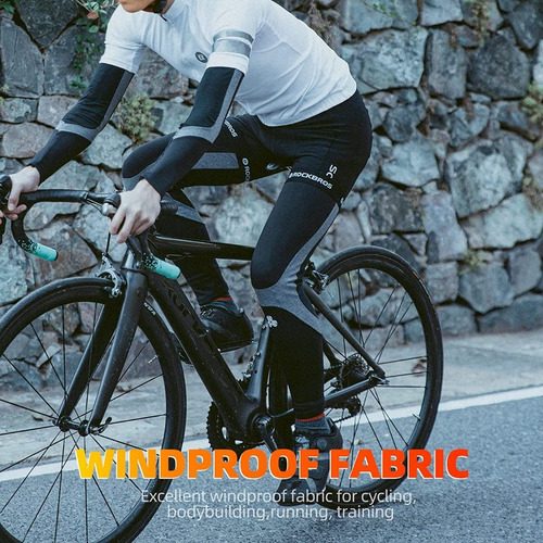 Imagen 6 de 7 de Mangas Piernas Rodillas Calidas Ciclismo Motorizado Rockbros