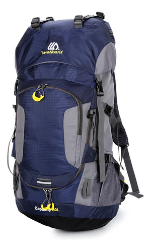 Mochila De Senderismo Impermeable 60l Camping Mountain Climb