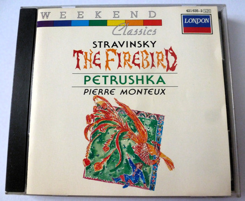 Cd Stravinsky Pajaro De Fuego Petrushka Pierre Monteux (bb)