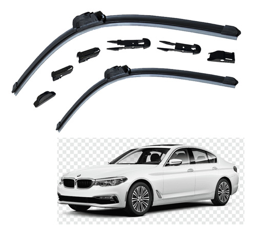 2 Plumas Limpiaparabrisas Reluvsa P/ Bmw 530e 2018/2022