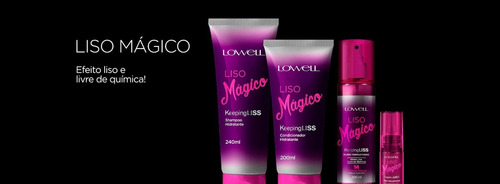 Lowell Fluído + Óleo Liso Mágico Original Pronta Entrega