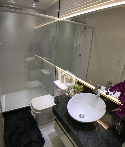 Imagem 9 de 20 de Lindo Apartamento Montado E Decorado No Sistema De Porteira Fechada, Na Quadra Do Mar Da Praia Da Costa! - Ap0258