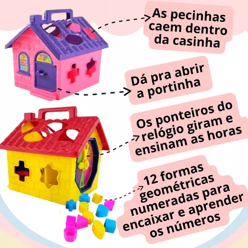 Figuras Geométricas com Encaixe - Brinquedo Educativo