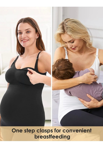 Camiseta De Lactancia Maternidad Con Sujetador Integrado