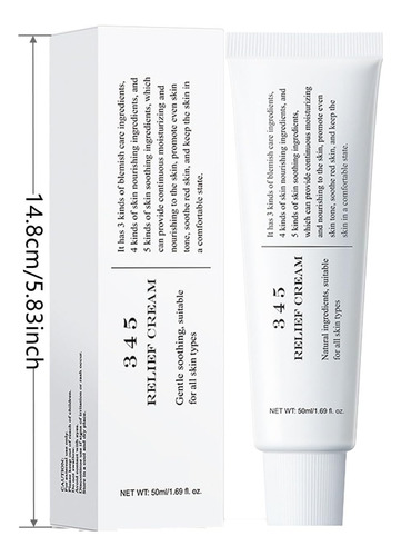 345 Crema Reparadora Intensiva Para El Rostro, 50ml