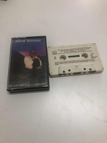 Stevie Wonder En Un Circulo Cuadrado Cassette Argentina Tape