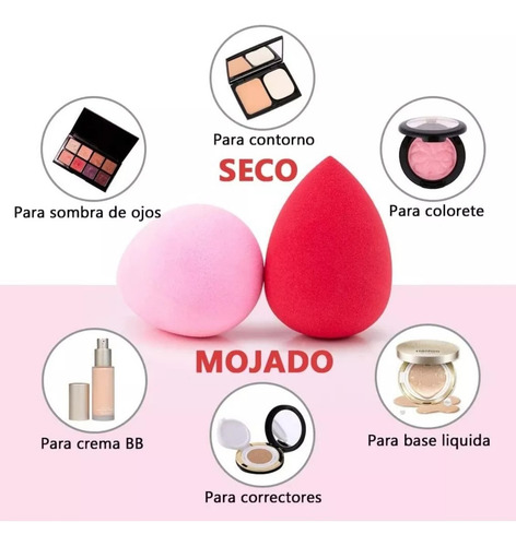Cuidado Facial Esponjas Maquillaje Base Aplicador Maquillaje