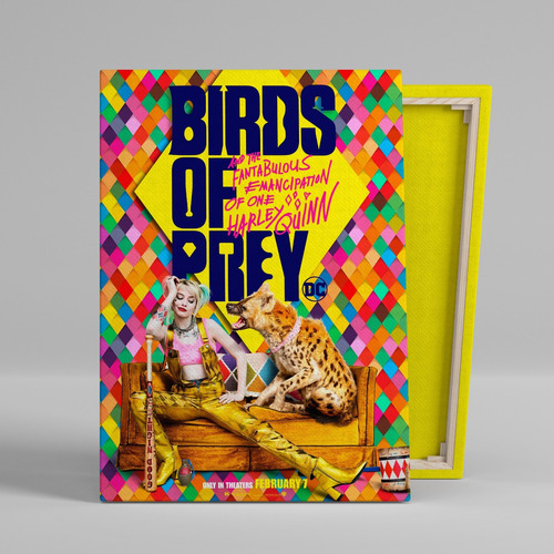 Cuadro Birds Of Prey Harley Quinn Canvas Cine 60x40 Cm