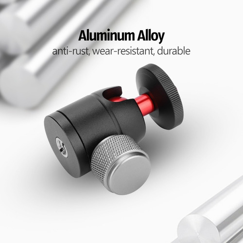 Imagen 9 de 10 de Adaptador De Cabeza Esférica Aleación De Aluminio 360° Girat