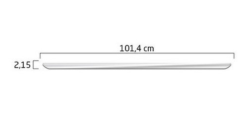 Imagem 4 de 4 de Friso Porta-malas Citroen C4 Cactus 19/2020 Cromado Resinado