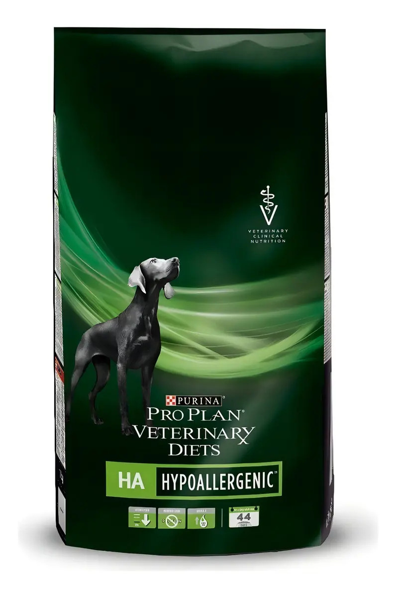Alimento Pro Plan Veterinary Diets HA Hydrolyzed para cão adulto de raza todos os tamanhos sabor mix de 7.5 kg