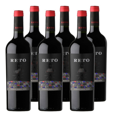 Reto Cabernet Sauvignon vino 750cc caja 6 unidades