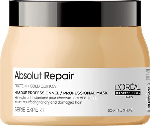 Mascarilla Absolut Repair Goldquinoa 500ml Lorealserieexpert