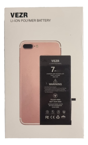 Bateria Compatible Con iPhone 7 Plus Vezr