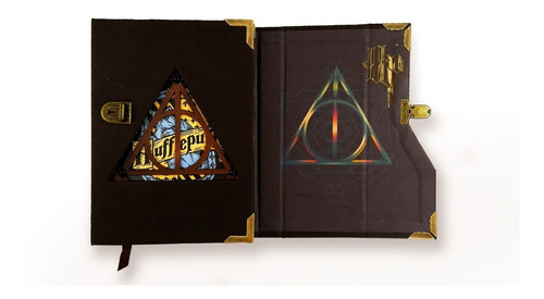 Imagem 2 de 7 de Livro Da Sombra Diário Grimório Harry Potter Hufflepuff A5