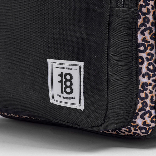 Mochila Escolar Resistente Chenson 1865758l Felino A Print Multicolor