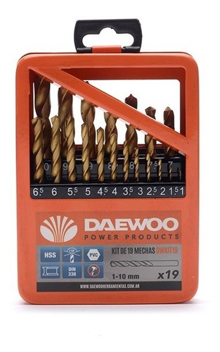 Imagen 2 de 10 de Set Juego Mechas Daewoo Dwkit19 Hss Titaneo 19pzs