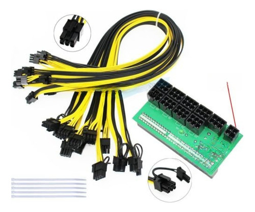 Dps1200fb 1200w Psu Power Breakout Board + 6 Pines Cable (70