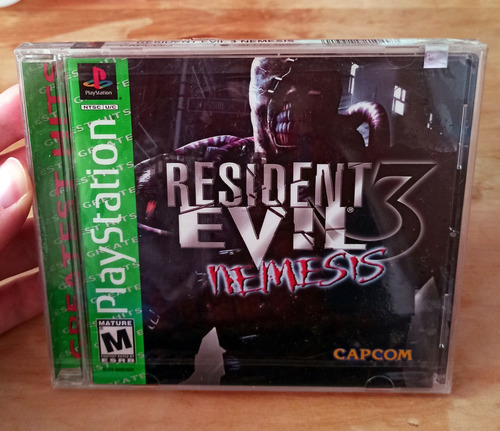 Resident Evil 3 Psx Ps1 Nuevo Sellado Greatest Hits