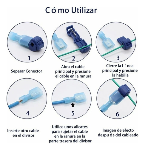 . Conectores T-tap Terminales Cables Terminales De Cables