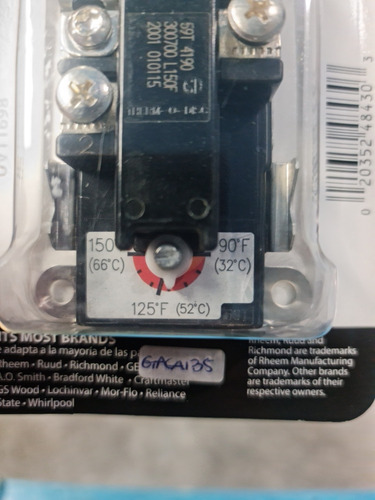 Termostato Para Boiler Eléctrico 7 Pijas 110v O 220v