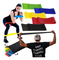 Comprar Kit De 5 Bandas Elasticas Isometricas Pro Fitness Ejercicio