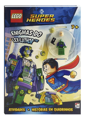 LEGO DC Super Heroes: Enigmas do Lex Luthor, de Lego. Happy Books Editora Ltda., capa mole em português, 2019