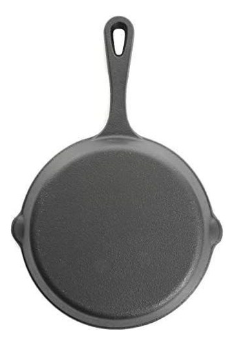 Gibson Home Addlestone Juego De Sartenes De Hierro Fundido Presazonado, Juego De 3 Piezas (6/8/10 Pulgadas), Gris Carbón