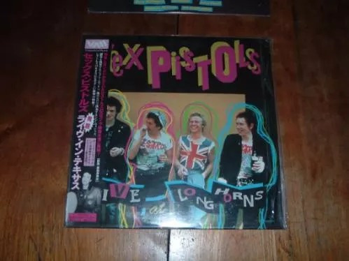 Sex Pistols Live Longhorns Texas 78 Laserdisc Leer Detalle!!