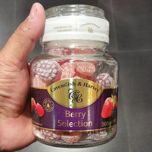 Caramelos Cavendish & Harvey Frasco 300gr Berry Selection