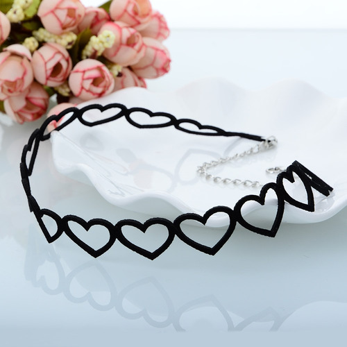 Collar Gargantilla Moda Mujer Choker Calavera Punk Gótico Corazones